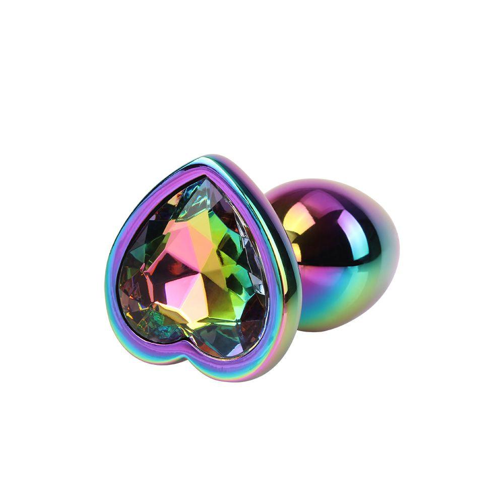 plug anale rainbow heart gem s chisa principale