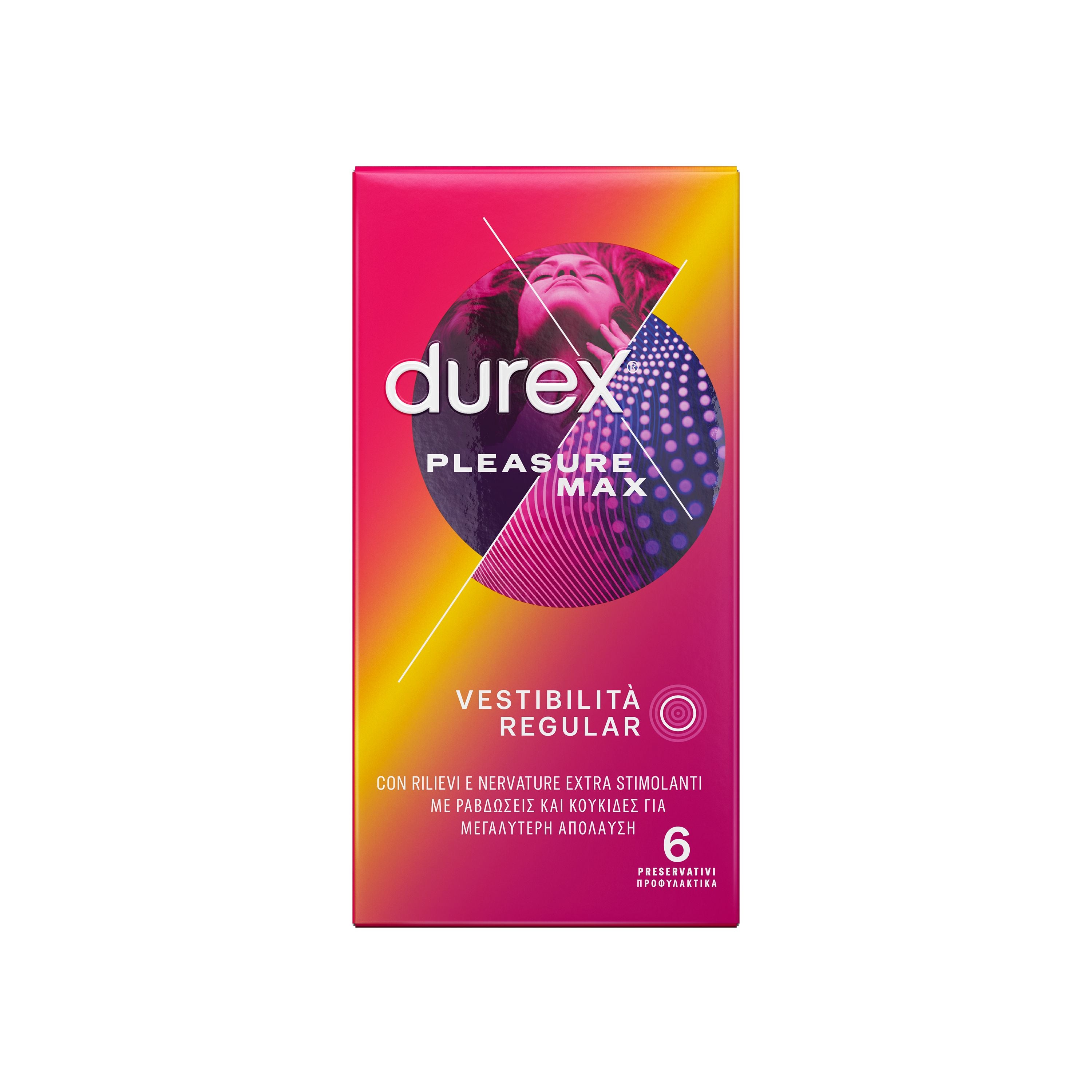preservativi durex pleasure max 6pz
