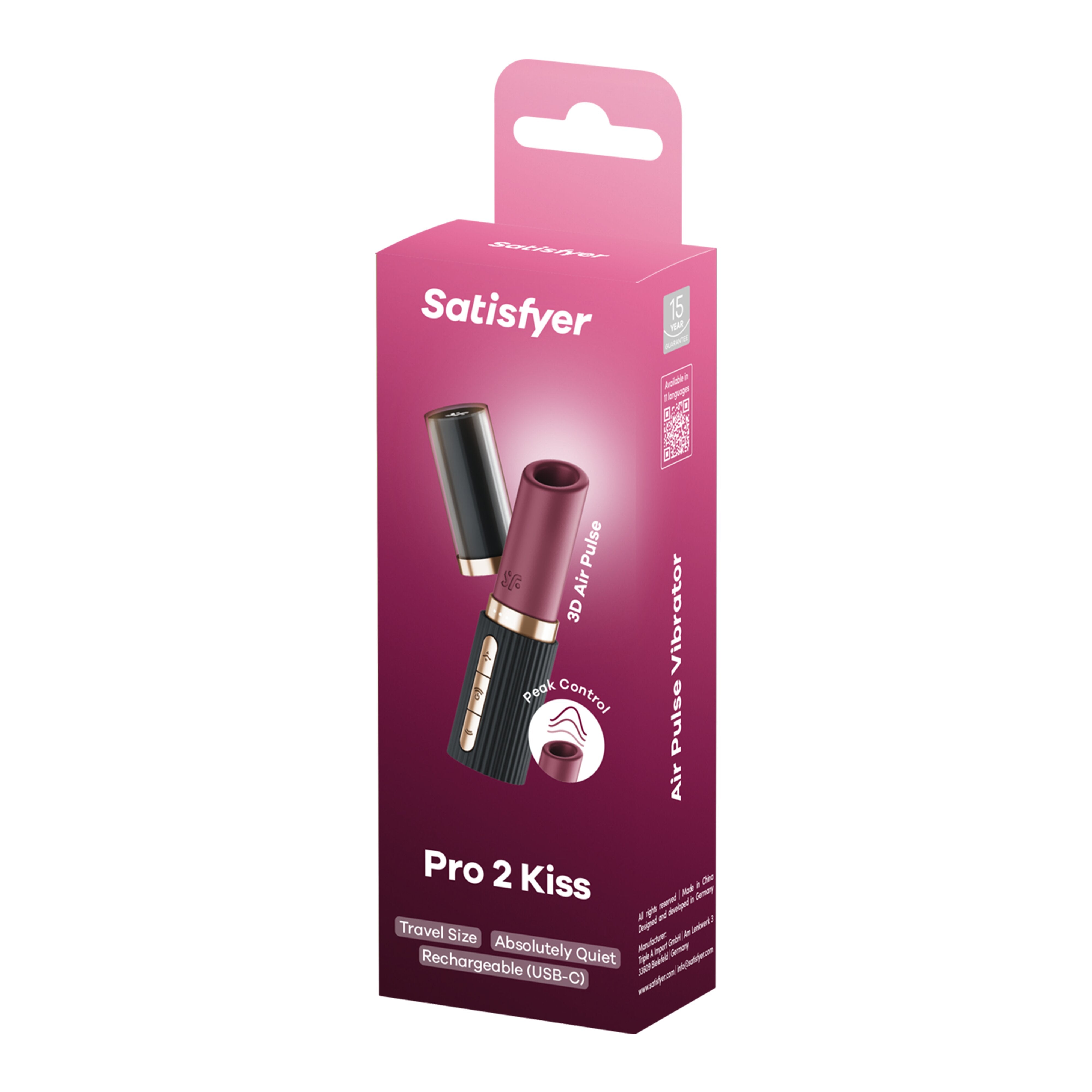 succhia clitoride pro 2 kiss rosso satisfyer