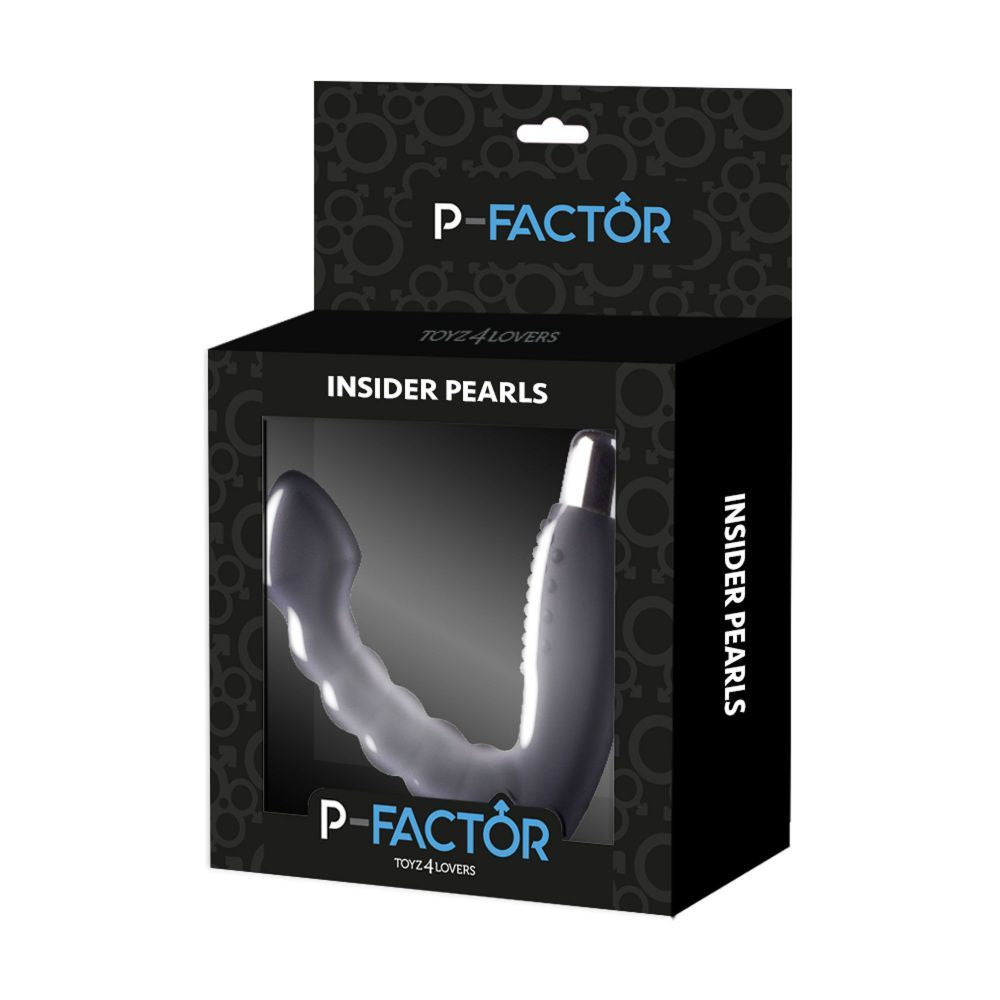 vibratore e stimolatore prostata insider pearls toyz4lovers confezione
