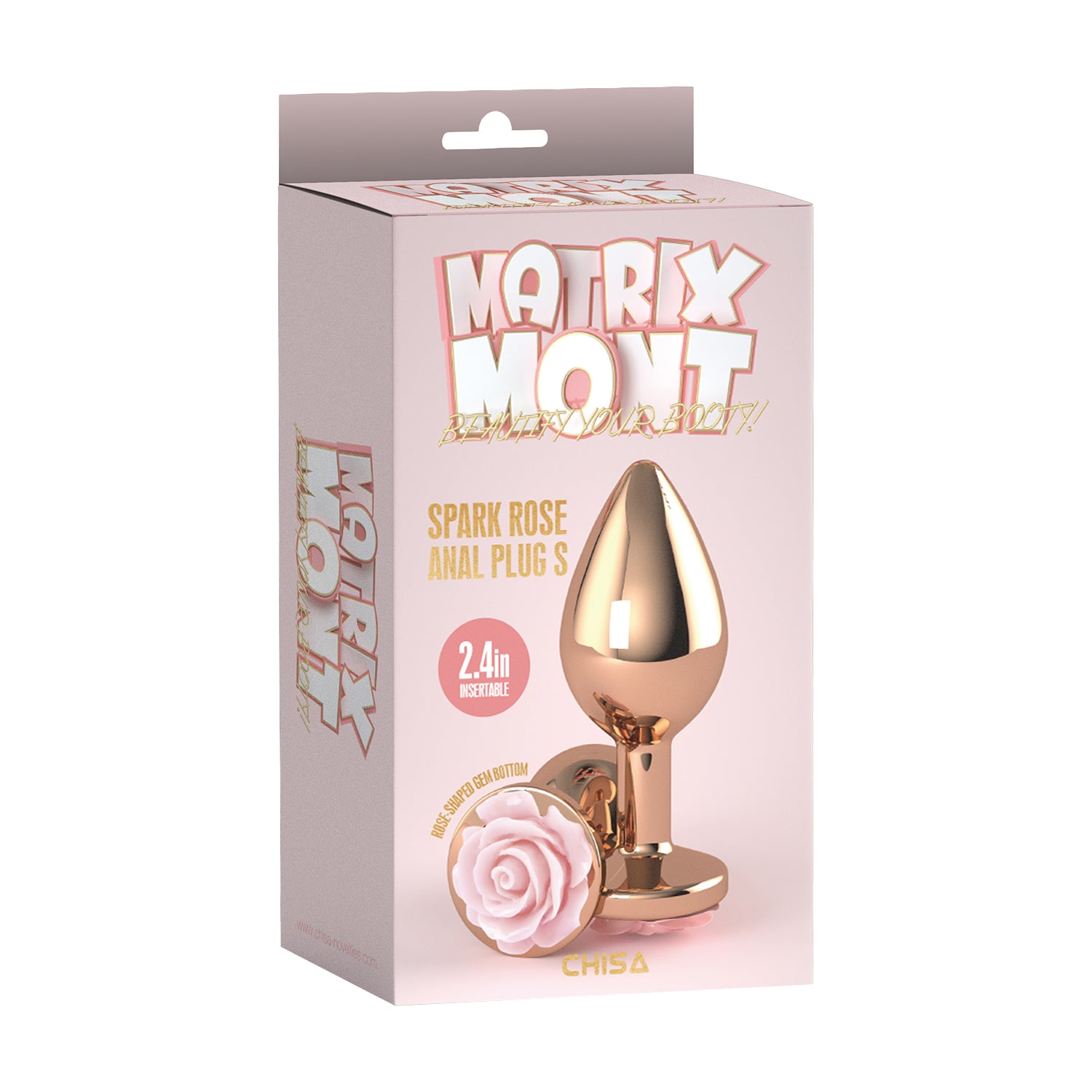 plug anale spark rose s chisa confezione