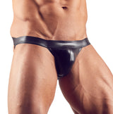 intimo uomo sexy jock nero m svenjoyment indossato fronte