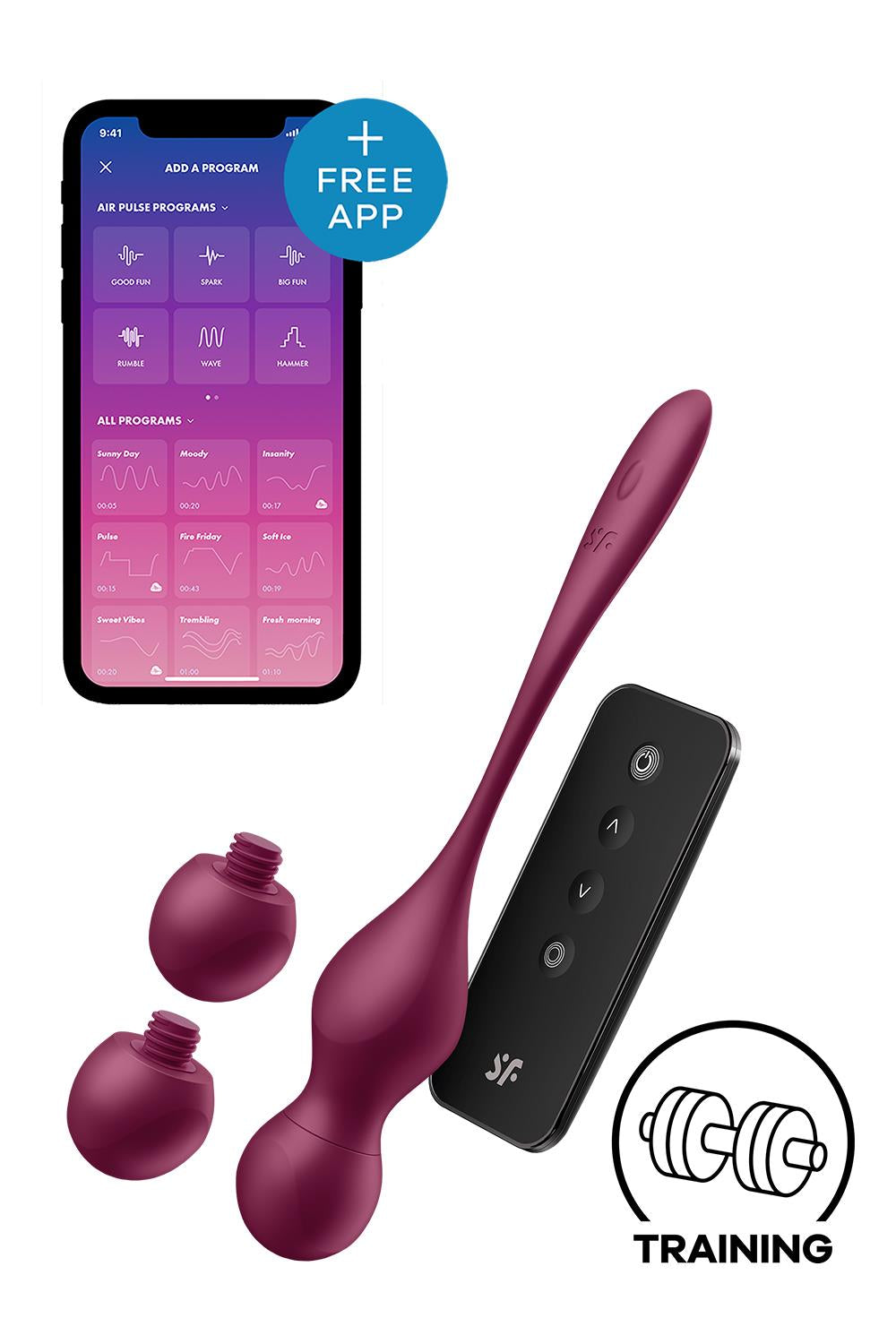 pallina vaginale love birds vary satisfyer