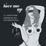 kit bondage lace me up nero crushious