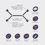 costrittivo bondage bed restraints nero crushious