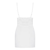 baby doll e perizoma sexy dream bianco lxl obsessive