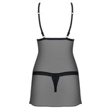 baby doll e perizoma sexy spicy nero lxl obsessive