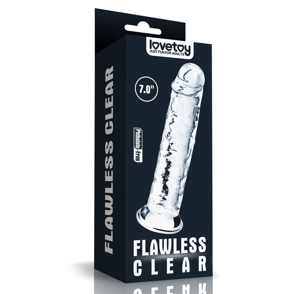 dildo realistico flawless clear lovetoy confezione