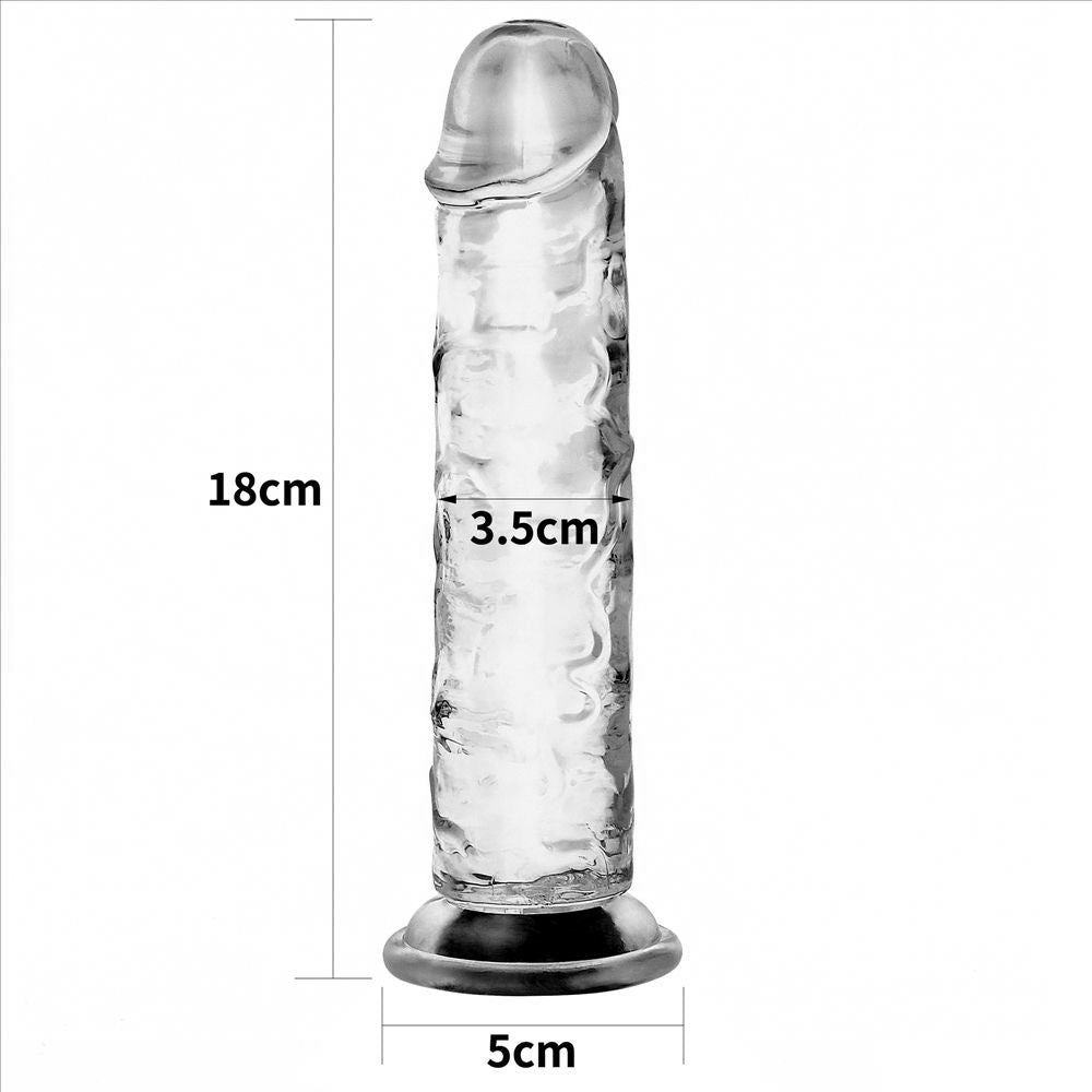 dildo realistico flawless clear lovetoy misure