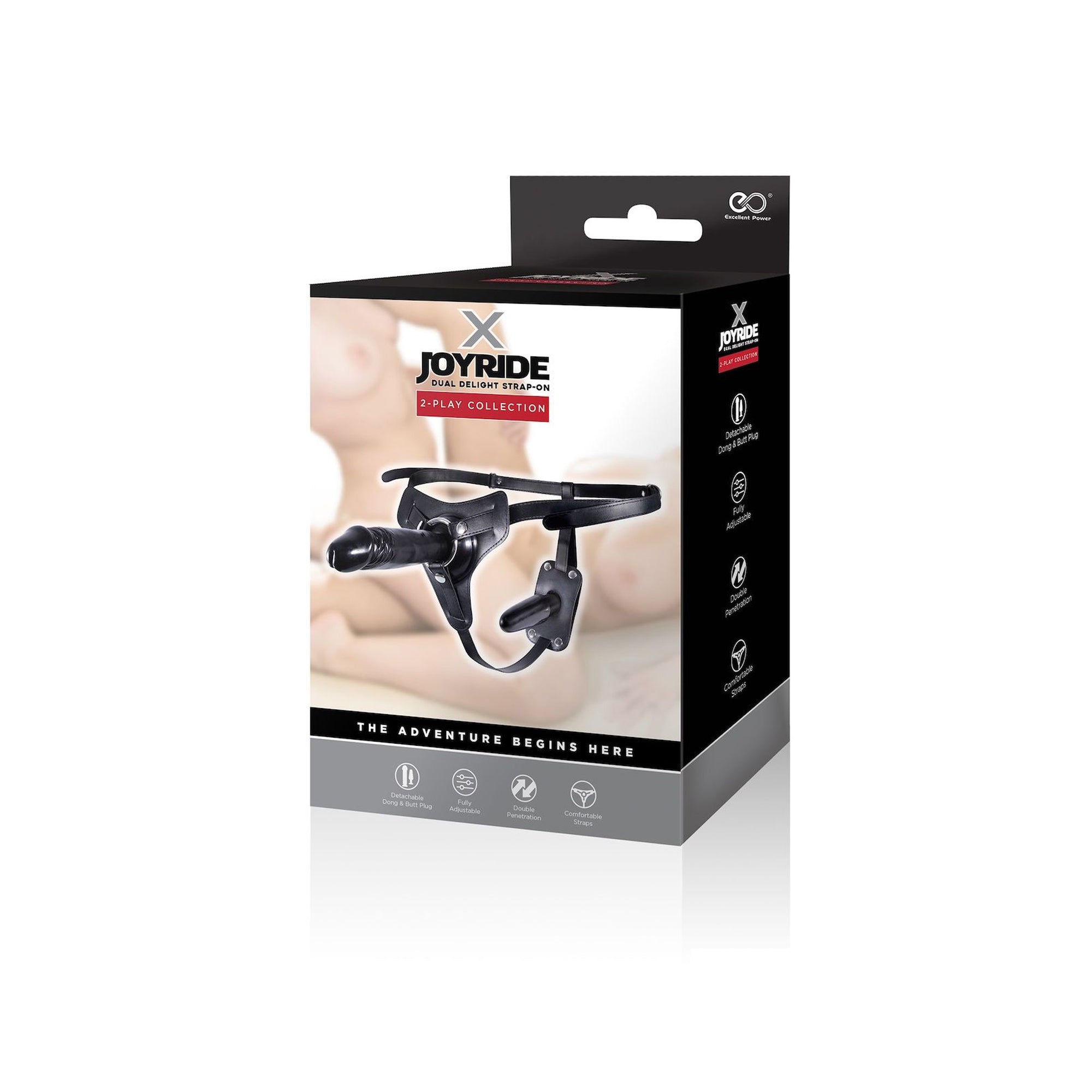 strap on dildo realistico plug anale joyride excellent power confezione