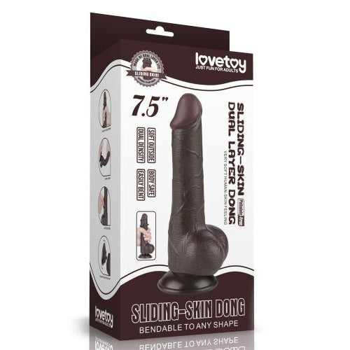 dildo realistico charmer marrone lovetoy confezione