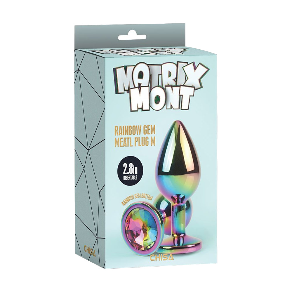 plug anale rainbow gem m chisa confezione