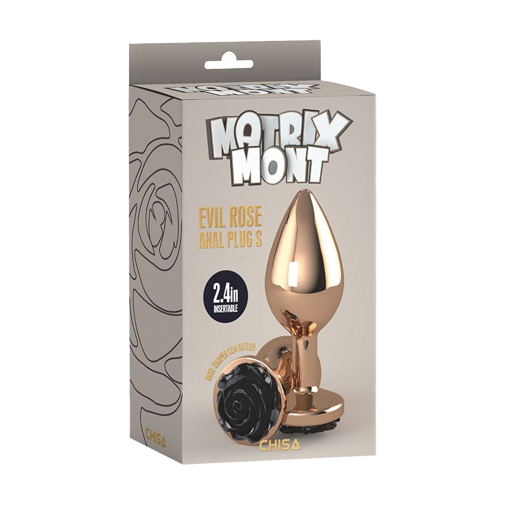 plug anale evil rose s chisa confezione