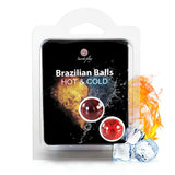 olio massaggio brazilian balls effetto caldo freddo secret play confezione