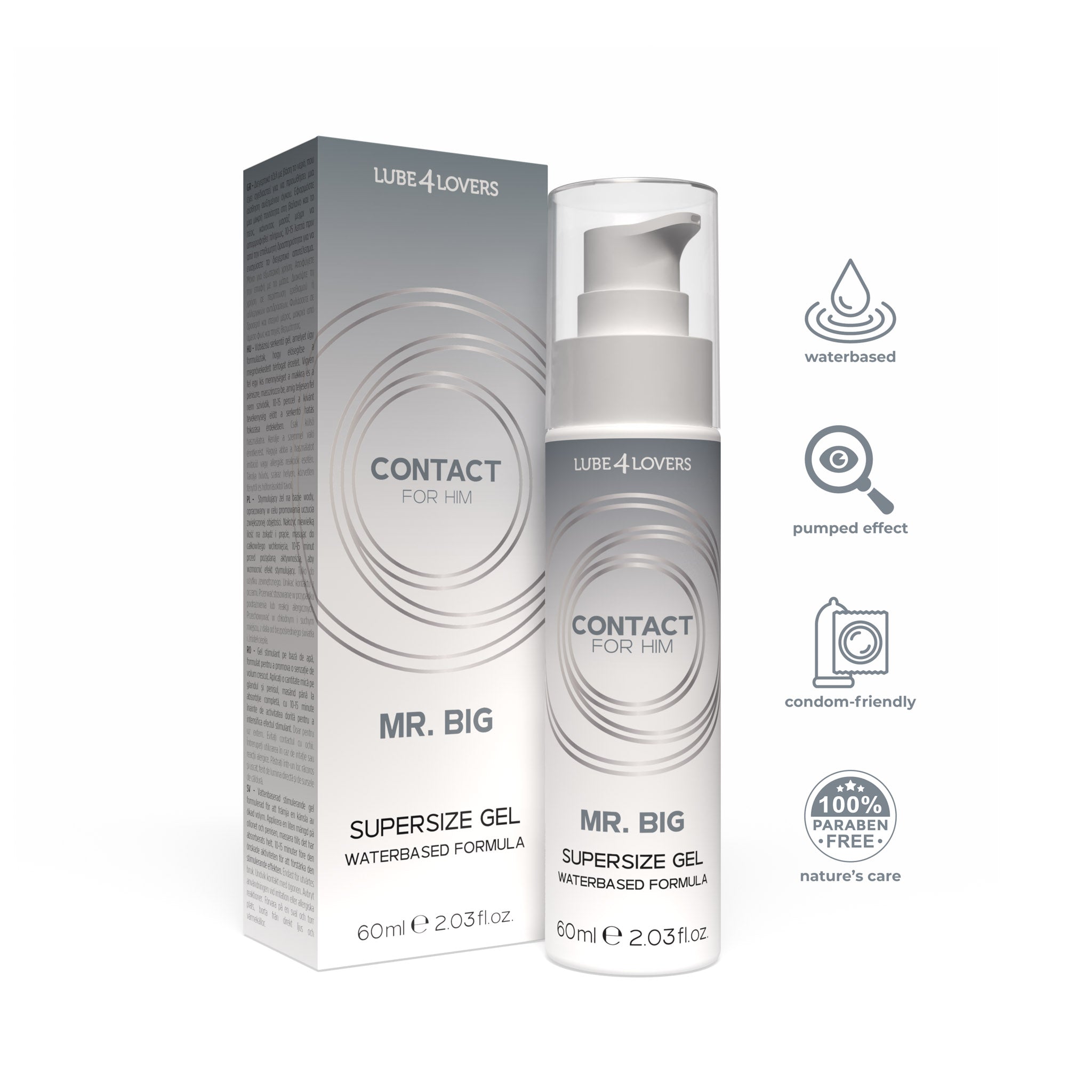 gel stimolante uomo mr big 60ml lube4lovers