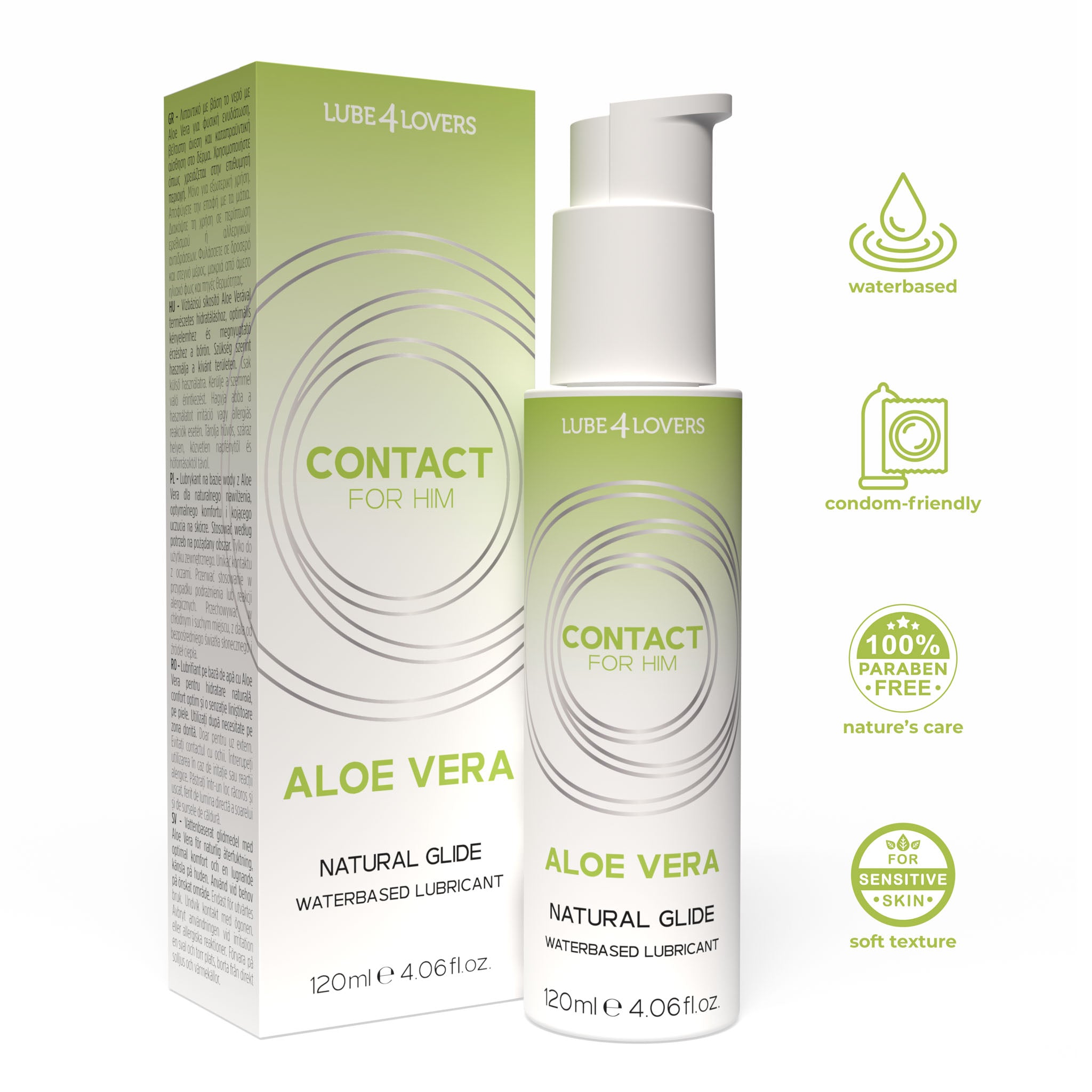 lubrificante intimo aloe vera 120ml lube4lovers