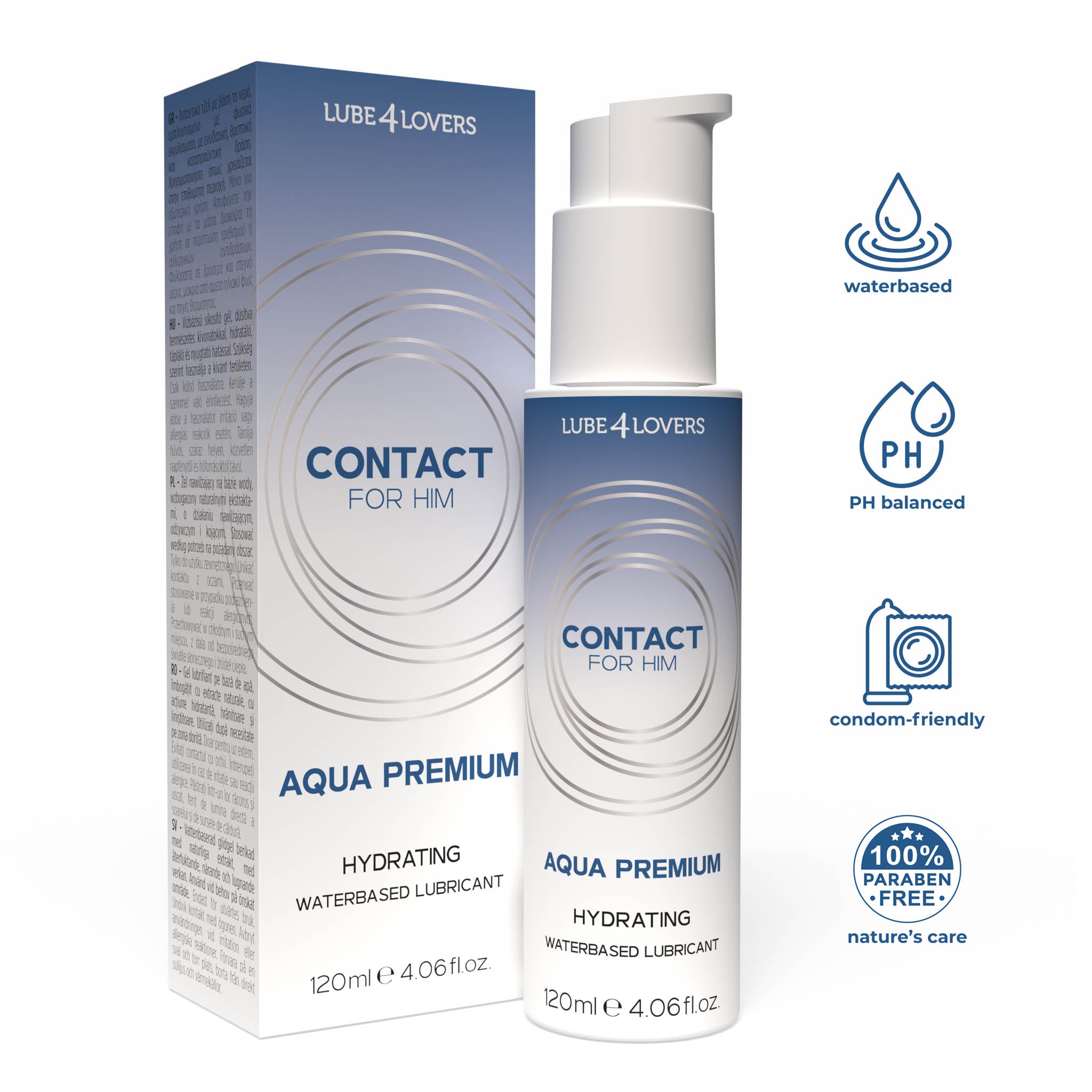 lubrificante intimo aqua premium 120ml lube4lovers