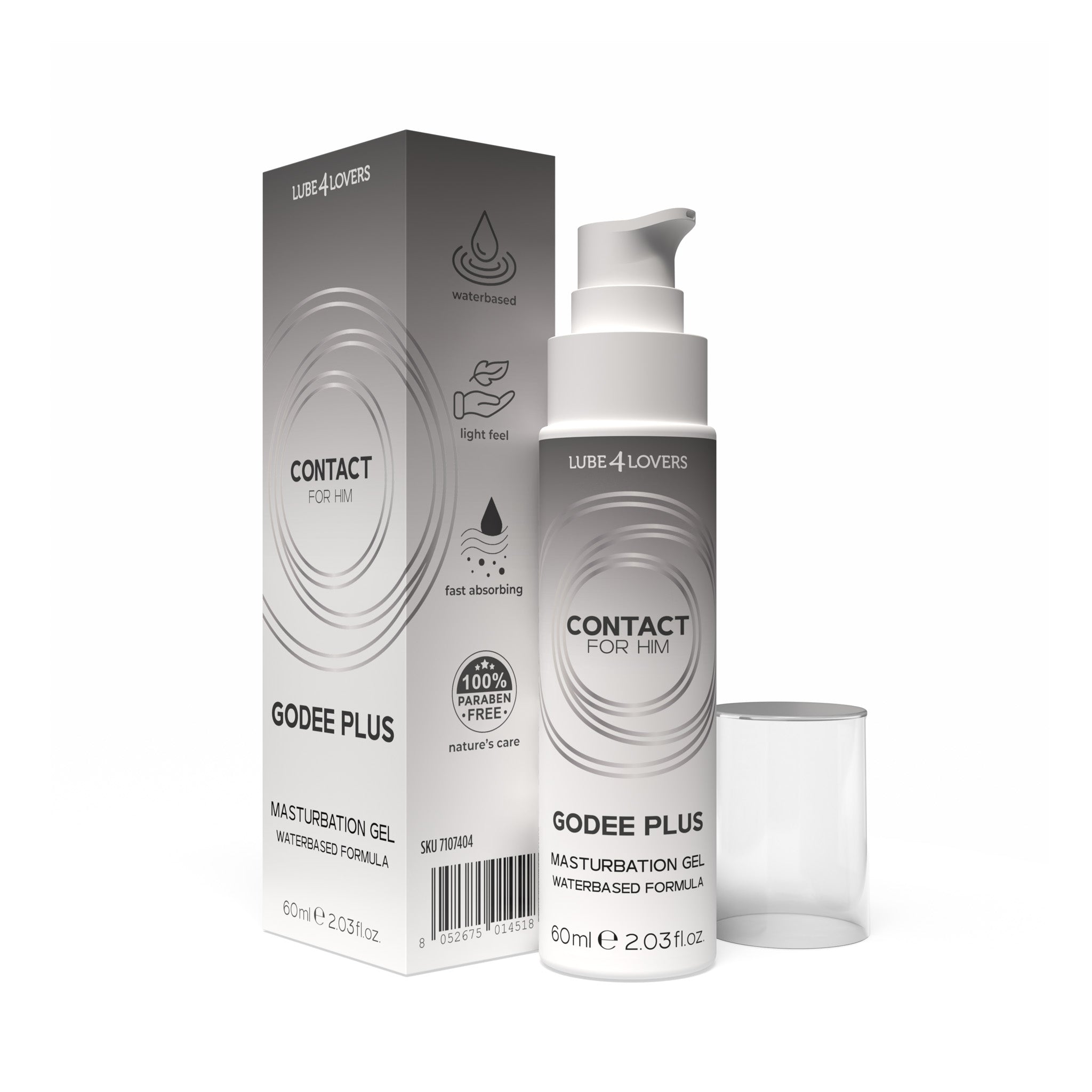 gel stimolante uomo godee plus 60ml lube4lovers