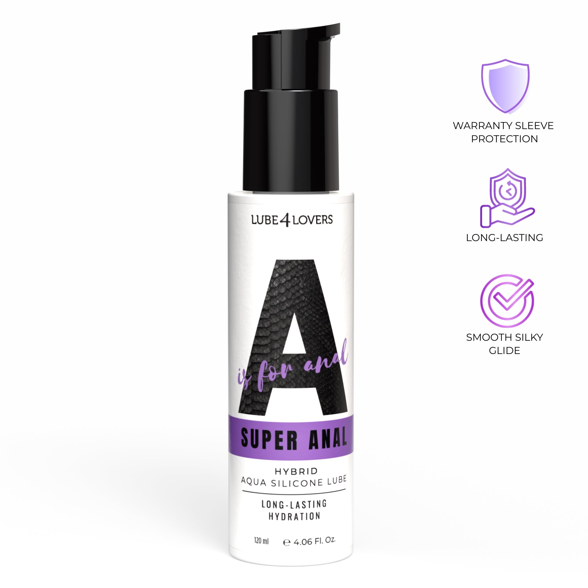 lubrificante anale a is for super anal 120ml lube4lovers