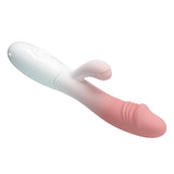 vibratore rabbit snappy rosa bianco pretty love