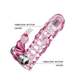 guaina e prolunga pene ultimate love sleeve cobra fucsia trasparente baile