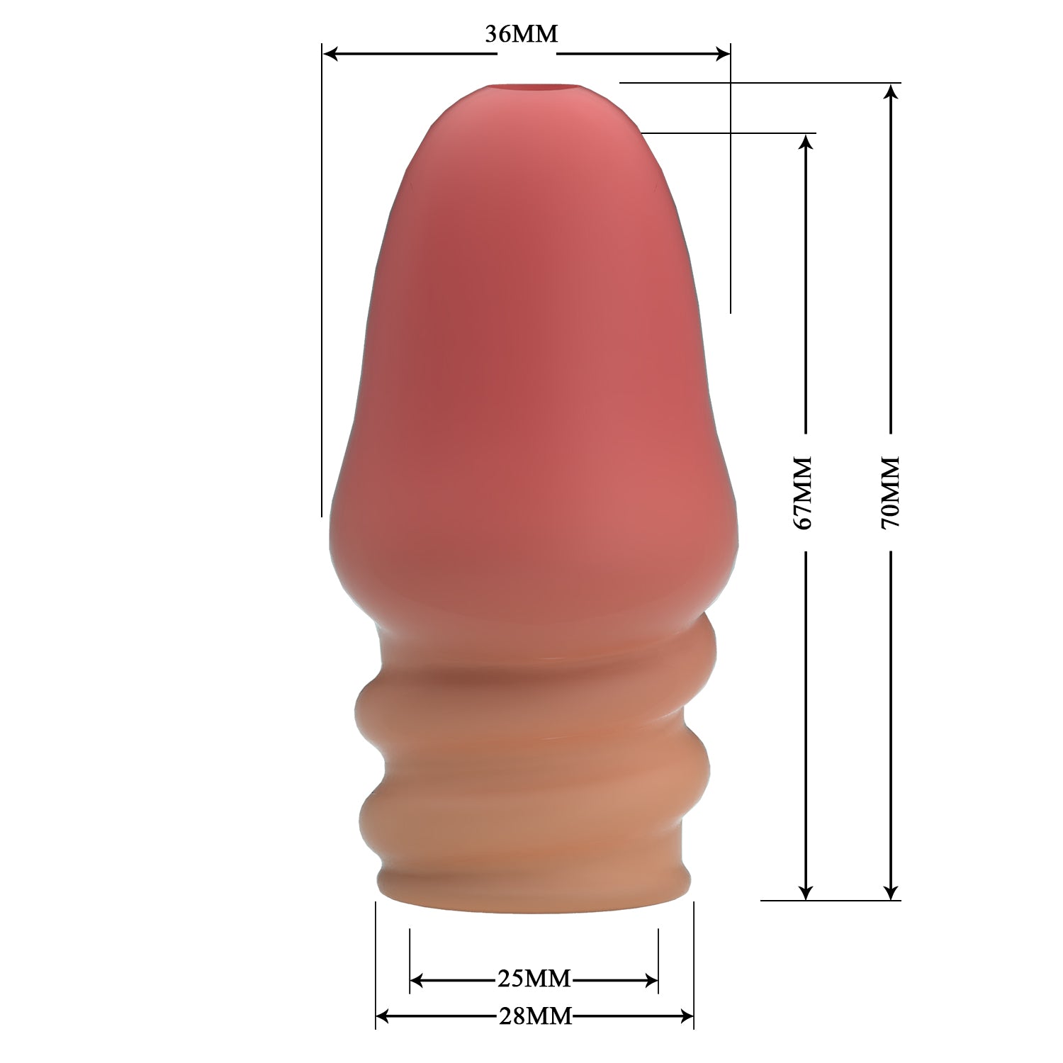 guaina fallica jeremy rosa flesh pretty love