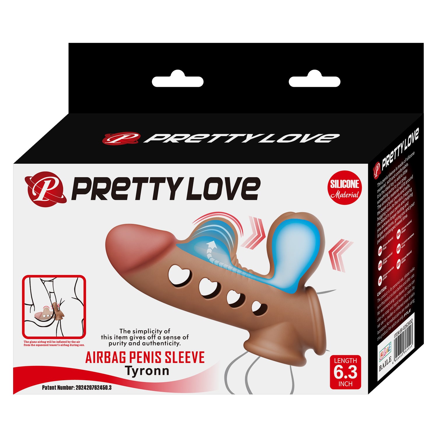 guaina e prolunga pene tyronn marrone chiaro pretty love