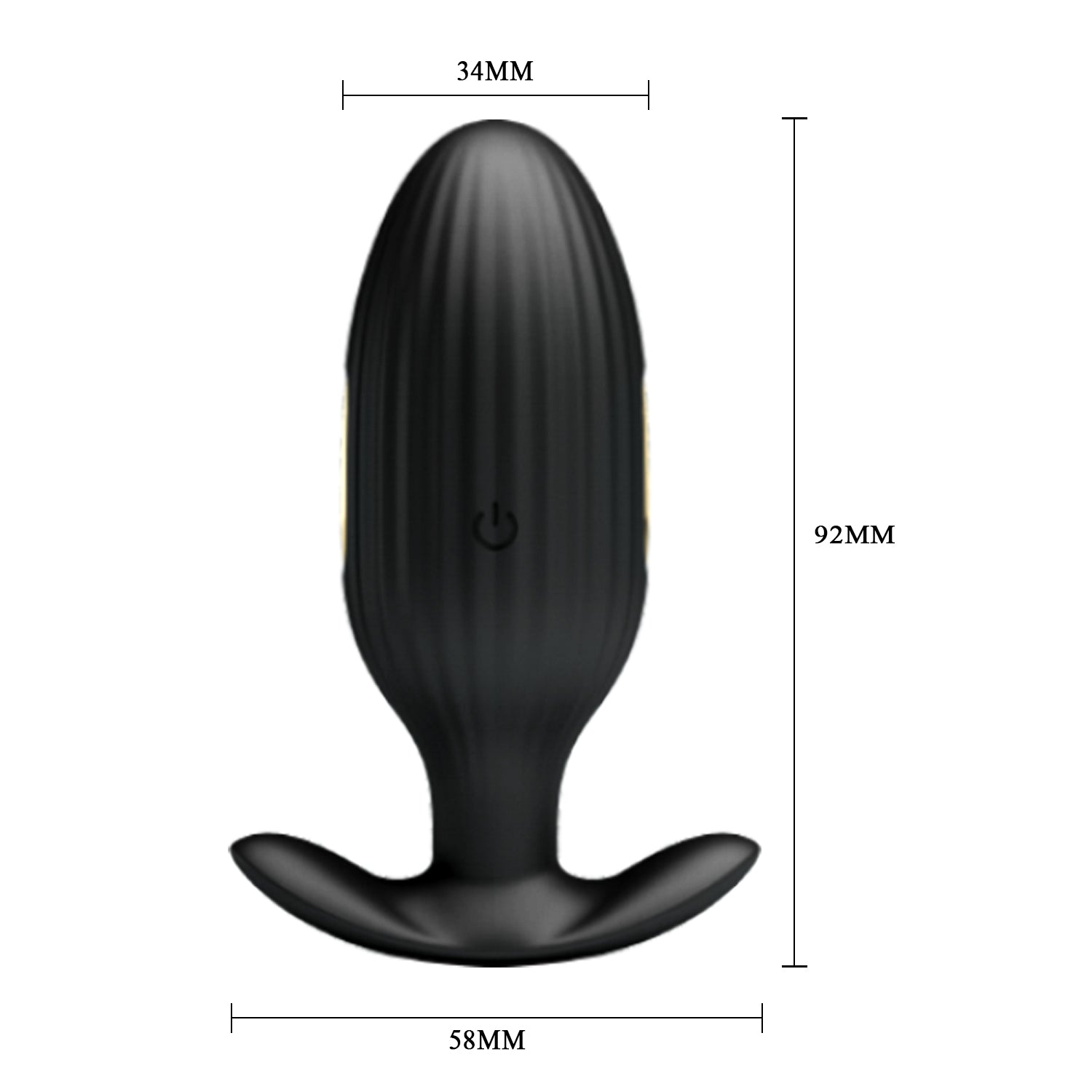 vibratore anale jefferson nero pretty love