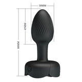 vibratore anale olman nero pretty love