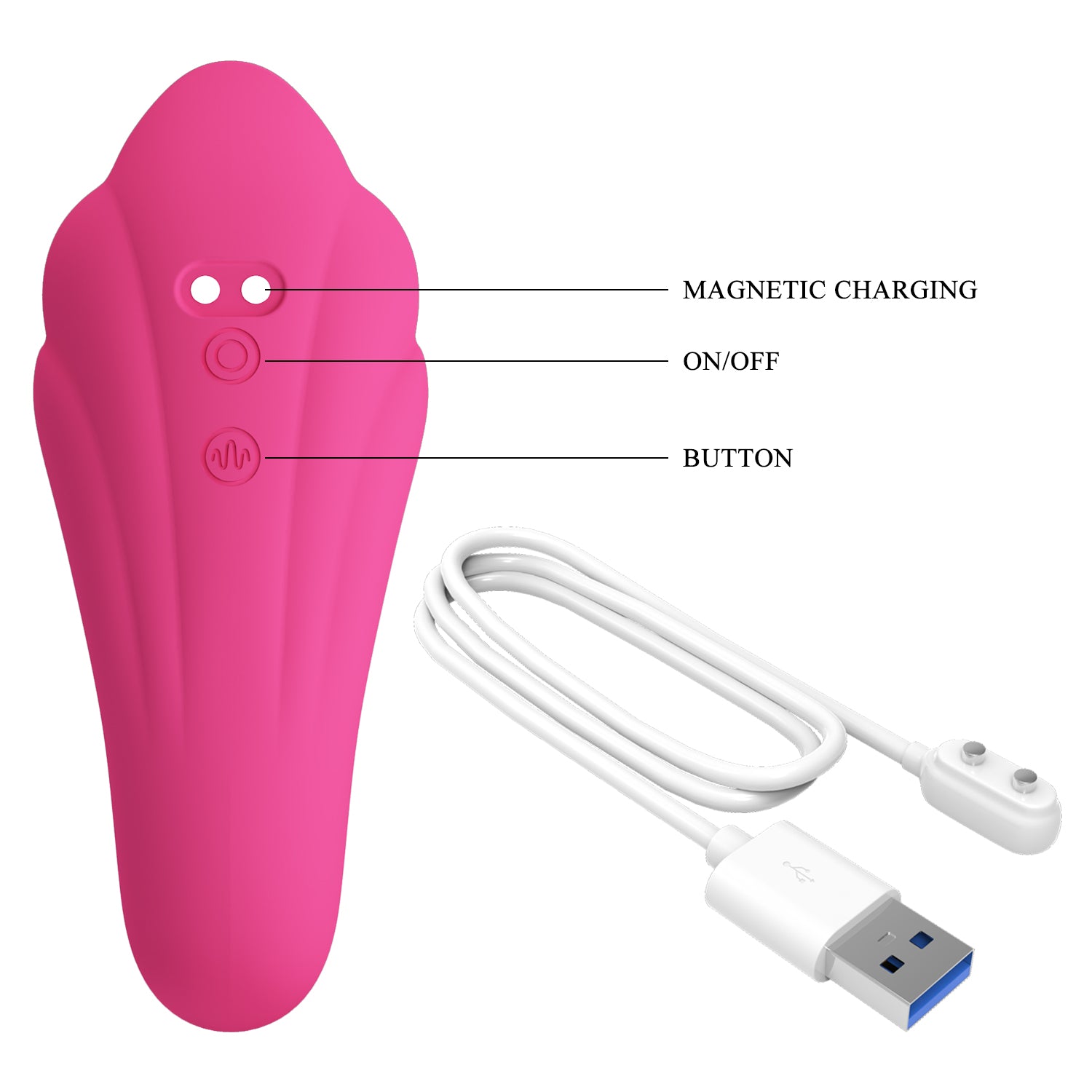 vibratore doppia stimolazione nemo fucsia pretty love