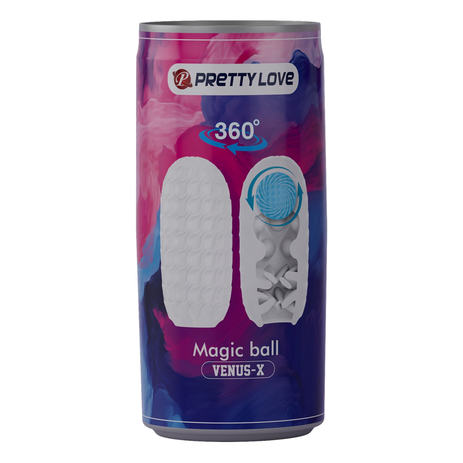 masturbatore magic ball bianco pretty love