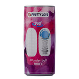 masturbatore wonder ball bianco pretty love
