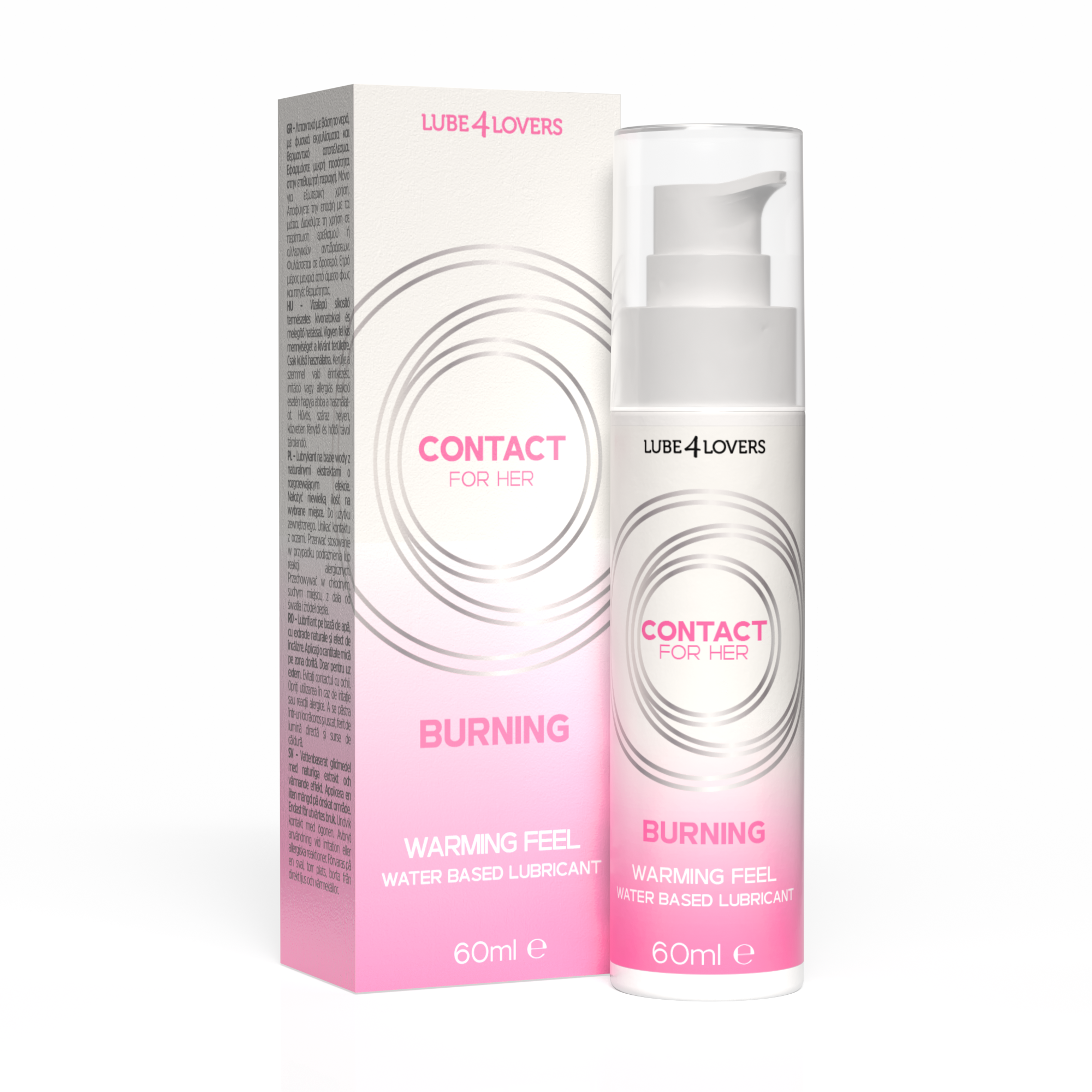 lubrificante vaginale burning 60ml lube4lovers