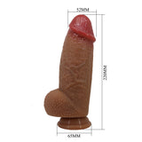 dildo realistico achille marrone chiaro baile