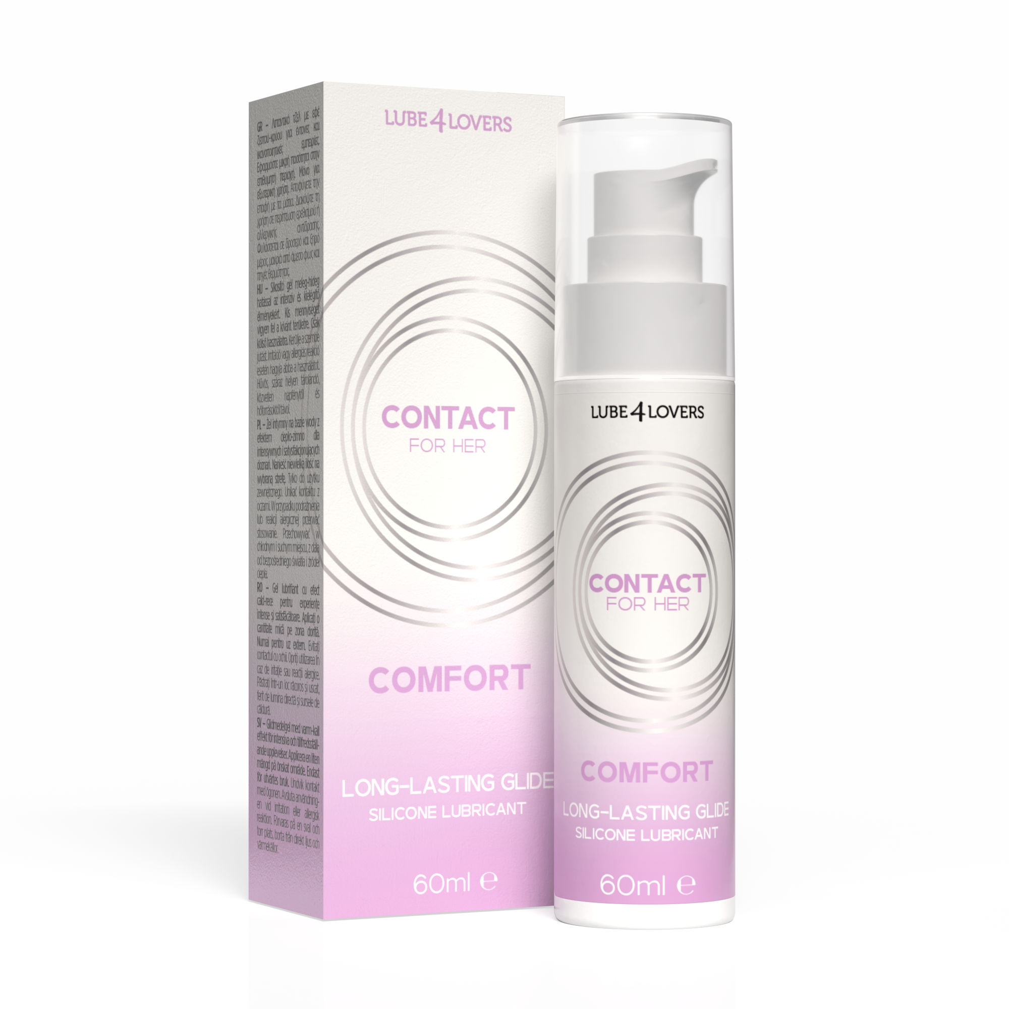lubrificante anale silicone comfort 60ml lube4lovers