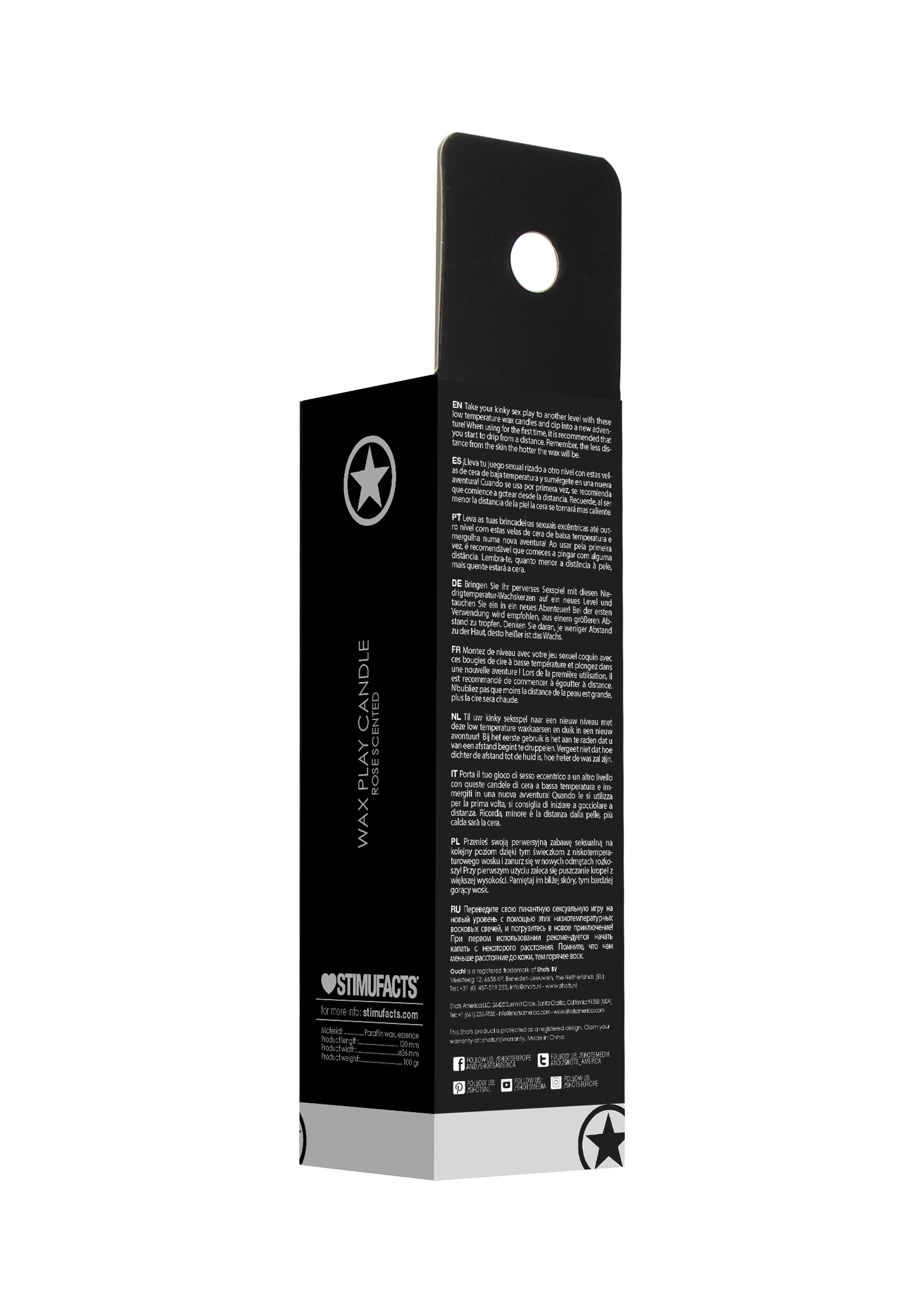 candela wax play rose