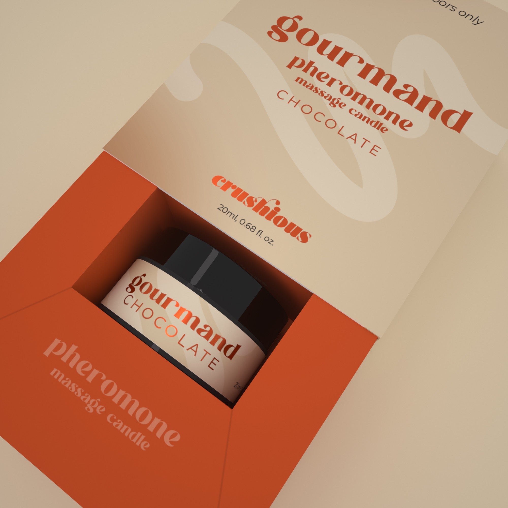 candela da massaggio gourmand chocolate crushious