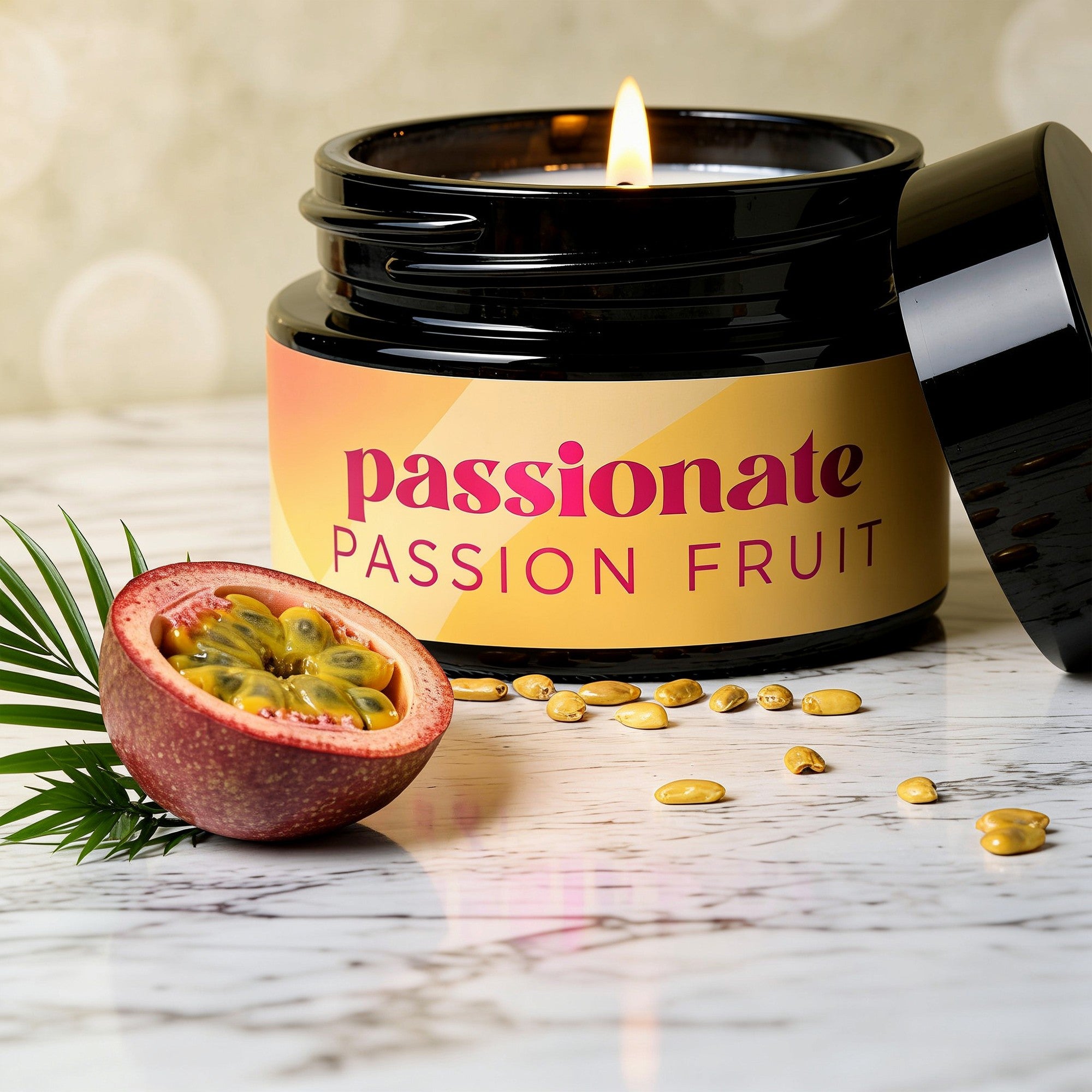 candela da massaggio passionate passion fruit crushious