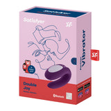 vibratore per coppia double joy viola satisfyer