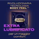 preservativi durex nude sensation extra lube 6pz