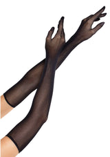guanti sexy opera length nero leg avenue
