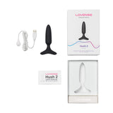 vibratore anale hush 2 nero lovense