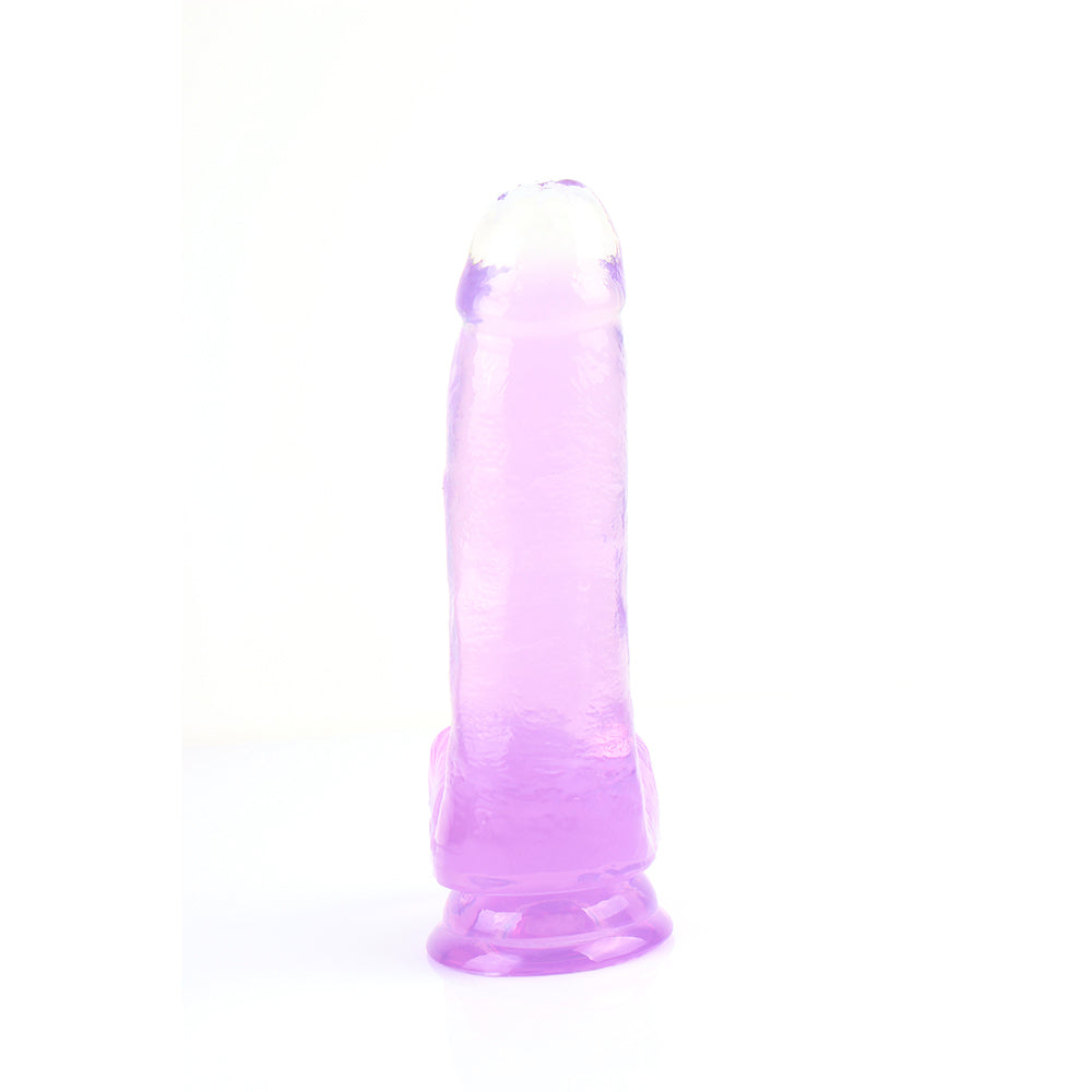 dildo realistico sexy fantasy viola trasparente chisa