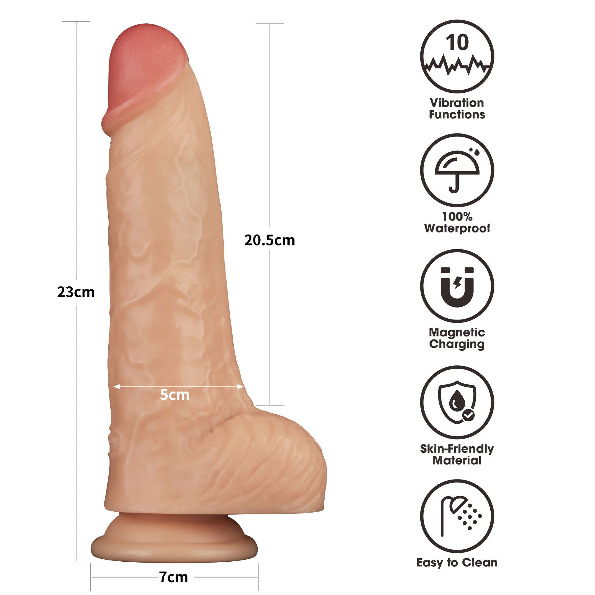 vibratore realistico satisfaction lovetoy