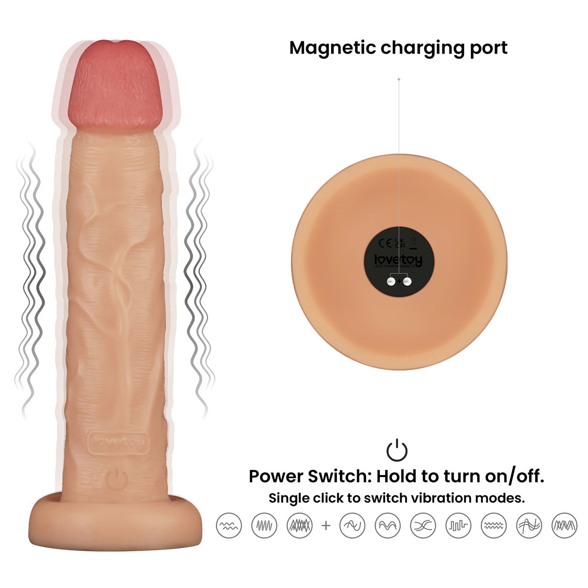 vibratore realistico pure desire lovetoy
