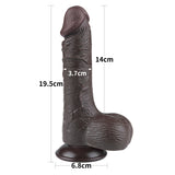 dildo realistico earthy marrone lovetoy misure