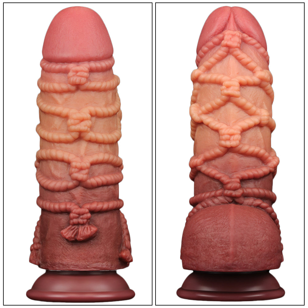 dildo xxl braided ropes lovetoy fronte