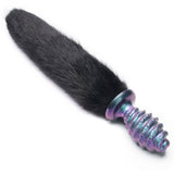plug anale con coda mystitail 11 nero lovetoy