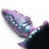 plug anale con coda mystitail 12 nero lovetoy