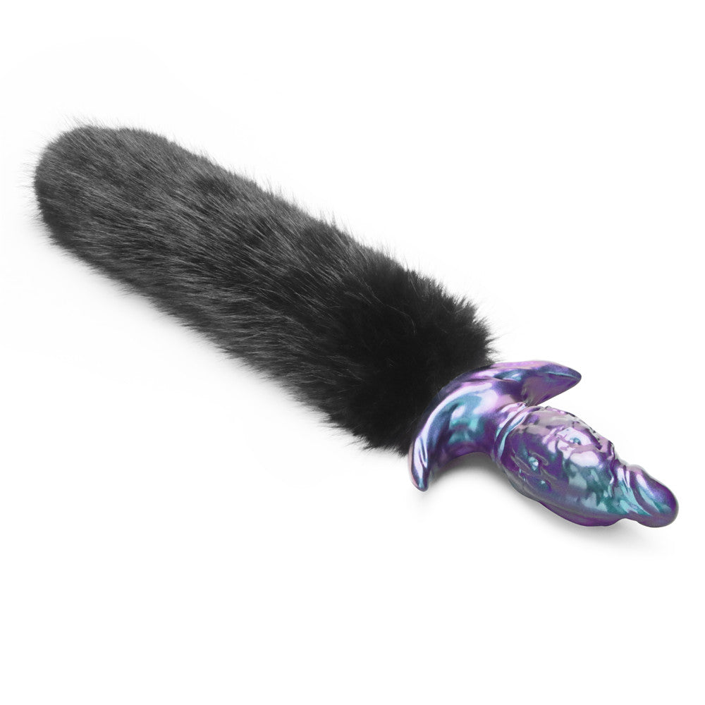 plug anale con coda mystitail 14 nero lovetoy